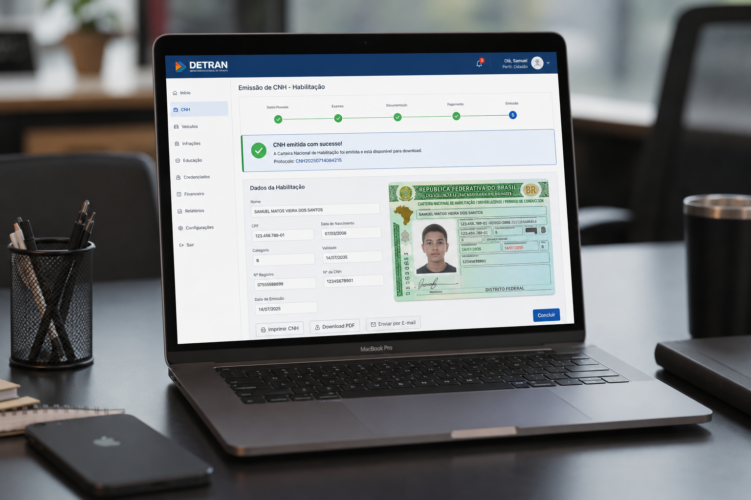 Sistema de registro acadêmico MEC/SISTEC